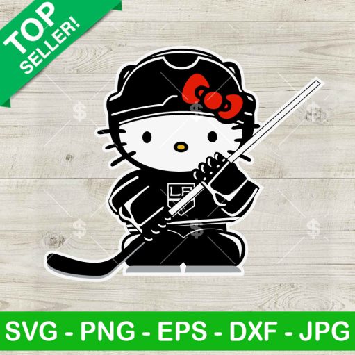 Hello Kitty LA Kings Hockey SVG