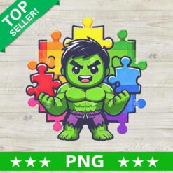 Hulk Superhero Autism Awareness PNG