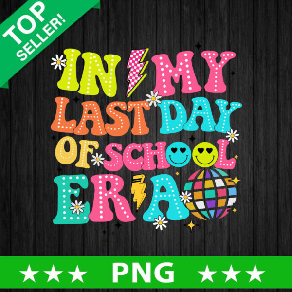 Retro In My Last Day Of School Era PNG