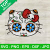 Hello Kitty Mexican Day Of The Dead SVG