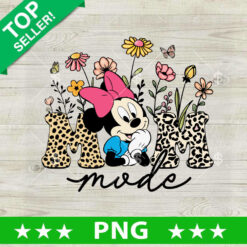 Mom Mode Leopard Minnie PNG