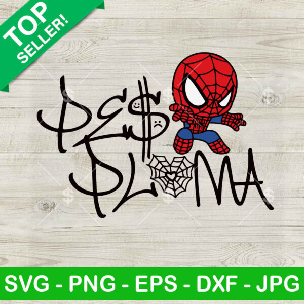 Baby Spiderman Peso Pluma SVG