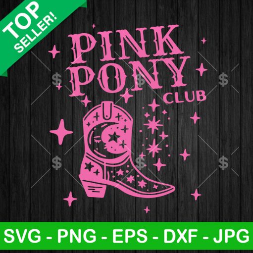 Pink Pony Club Svg