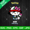 Pokemon Ash Hello Kitty SVG