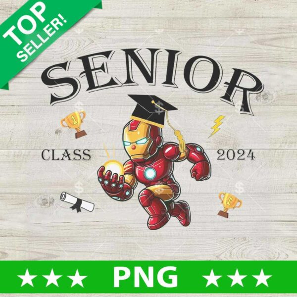 Iron Man Superhero Graduation PNG