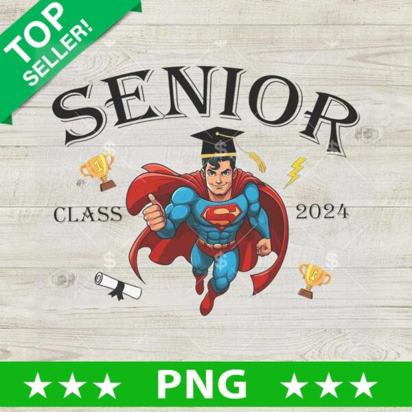 Super Man Graduation PNG