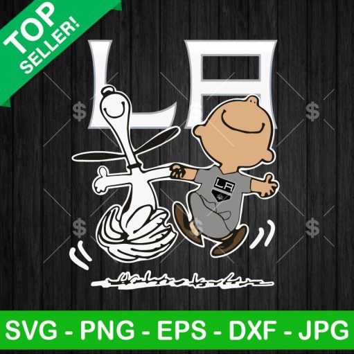 Los Angeles Kings Hockey Snoopy Svg