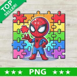 Spider Man Autism Awareness PNG