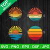 Retro Sunset SVG Bundle