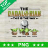 The Dadalorian Darth Vader And Baby Yoda PNG