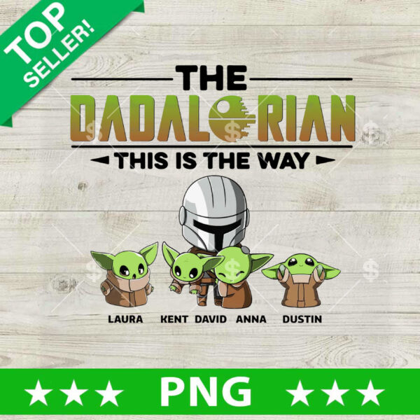 The Dadalorian Darth Vader And Baby Yoda PNG