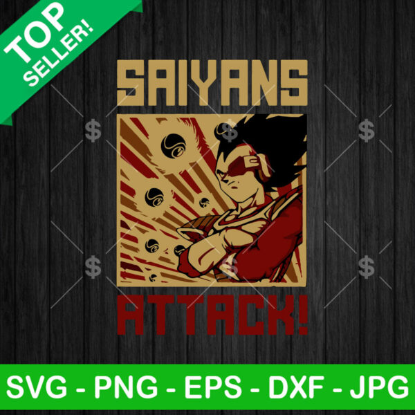 Saiyans Attack Vegeta SVG