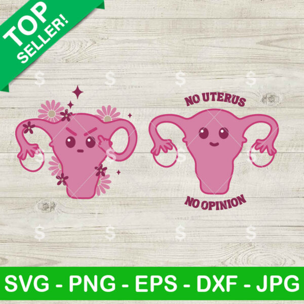 Angry Uterus No Uterus No Opinion SVG