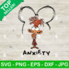 Anxiety Inside Out 2 Mickey Mouse Ears SVG