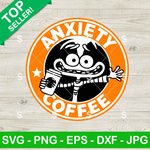 Anxiety Inside Out Coffee Svg