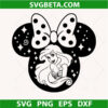 Ariel Princess Mouse Ears SVG