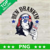 Ben Drankin Coors Light Beer PNG, Benjamin Franklin Drink Beer Sublimation transfer PNG