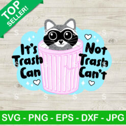 Cute Racoon It's Trash Can Not Trash Can't SVG