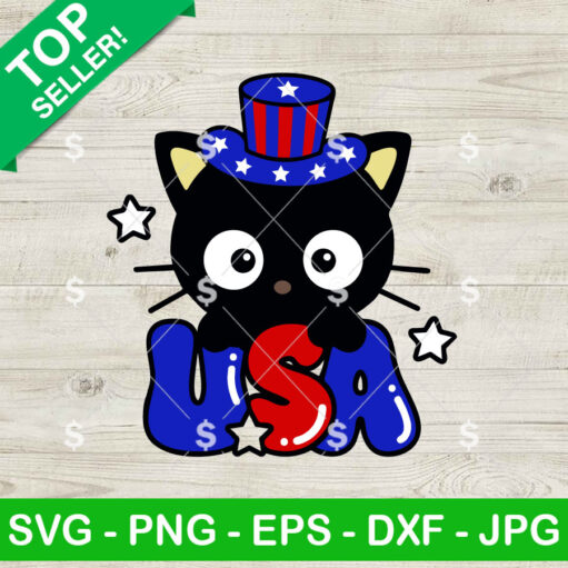 Chococat Sanrio 4Th Of July Svg