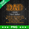 Dad Father Noun PNG, Father Sublimation transfer PNG, Father's Day PNG
