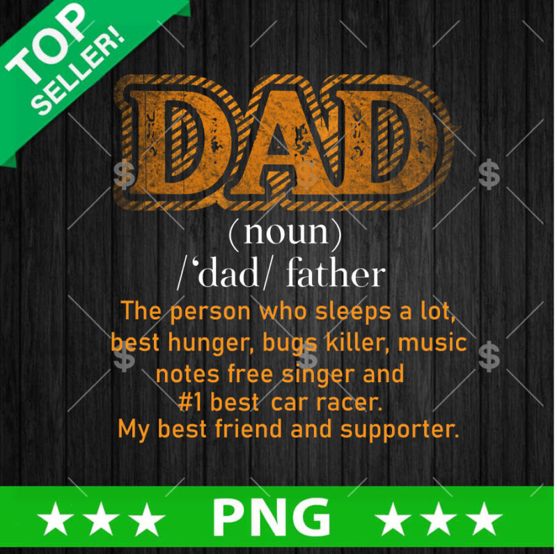 Dad Father Noun PNG, Father Sublimation transfer PNG, Father's Day PNG