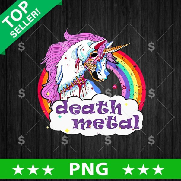 Death Metal Unicorn PNG, Unicorn Rock Music Sublimation transfer PNG