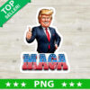 Donald Trump Maga America PNG, Trump Maga Sublimation transfer PNG