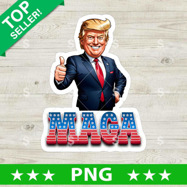 Donald Trump Maga America PNG, Trump Maga Sublimation transfer PNG