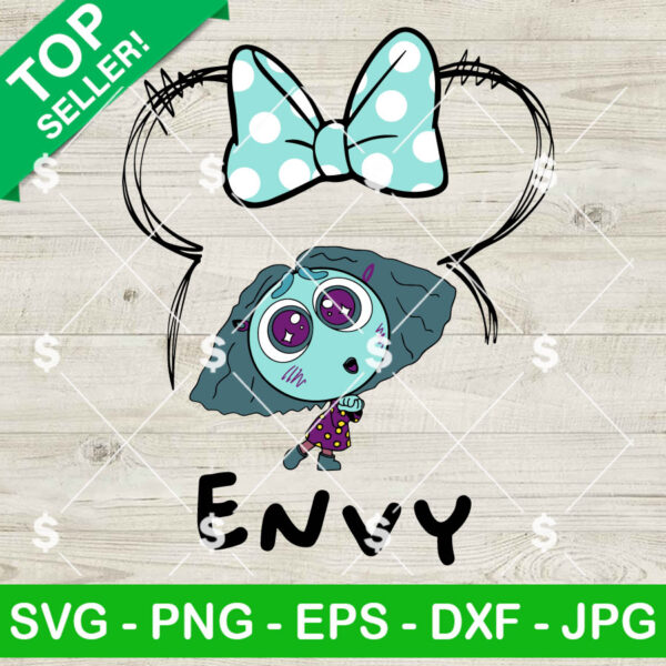 Envy Inside Out 2 Minnie Ears SVG