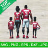 Football Team Family PNG, Football Dad and Mom Sublimation transfer PNG