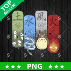 Ghibli Character Canvas PNG
