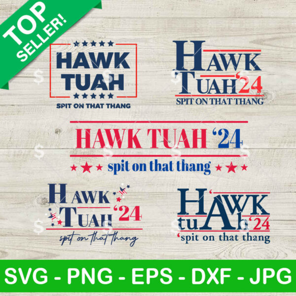 Hawk Tuah 24 Spit On That Thang SVG Bundle