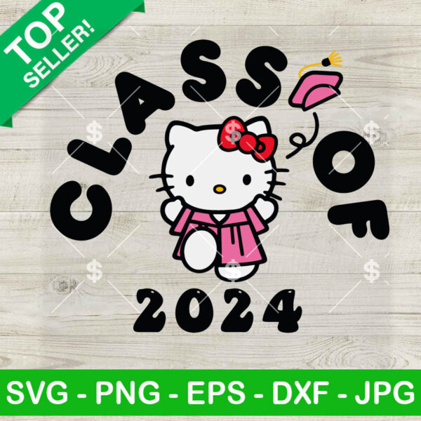 Hello Kitty Class Of 2024 SVG