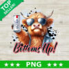 Highland Cow Michelob Ultra Beer PNG, Michelob Ultra Beer Sublimation transfer PNG