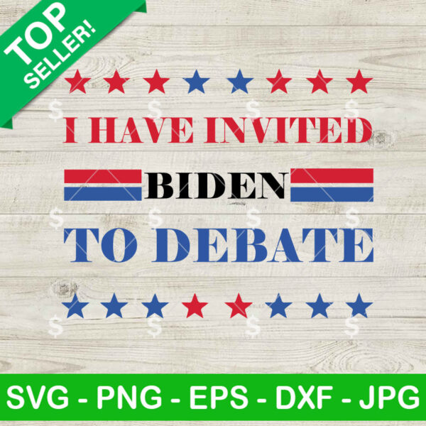 I Have Invited Biden To Debate SVG