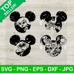 Inside Out 2 Charcters SVG Bundle, Insdie Out 2 SVG, Disney Pixar Movie SVG Cricut