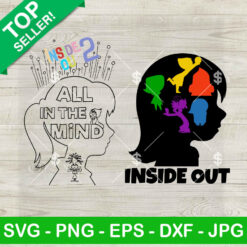 Inside Out All In The Mind SVG, Disney Pixar Inside Out 2 SVG, All In The Mind SVG Cricut