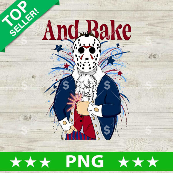 Jason Voorhees 4th of July And Bake PNG, Jason Voorhees Independence Day PNG