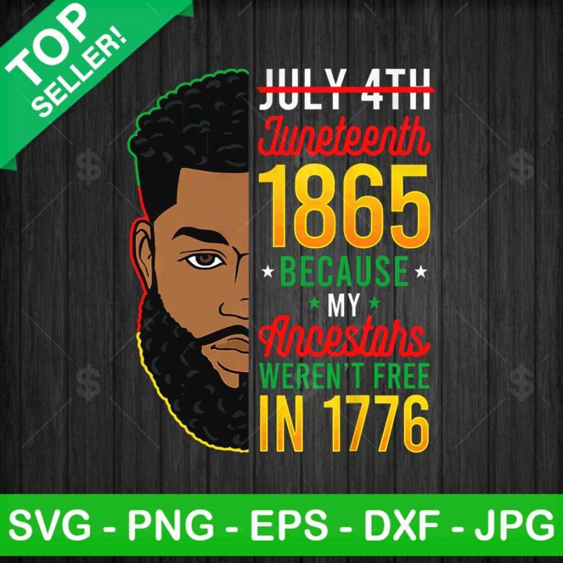 Juneteenth 1865 Black Man face PNG, Black History Sublimation transfer PNG