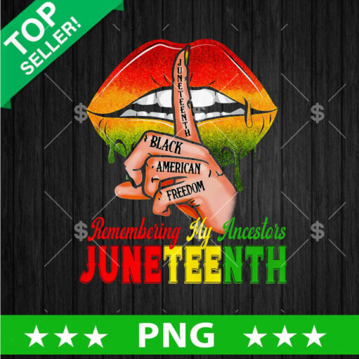 Juneteenth Black American Freedom PNG