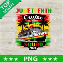 Juneteenth Cruise Squad 2024 PNG