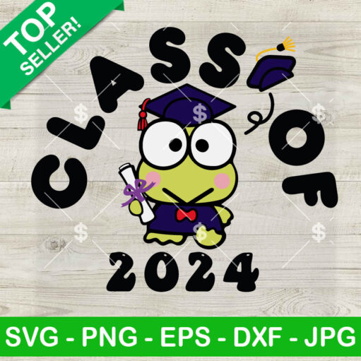 Keroppi Graduation Class Of 2024 Svg