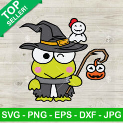 Keroppi Witch Halloween SVG