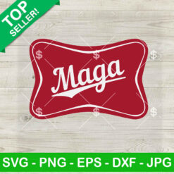Maga Beer Logo SVG, Trump 2024 SVG, Maga 2024 SVG Cricut