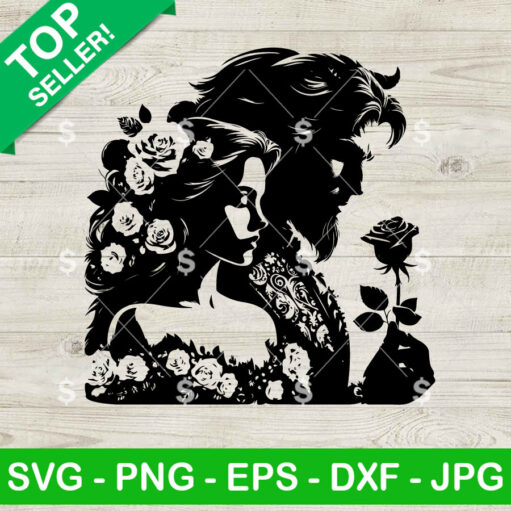 Mandal Beauty And The Beast SVG Cricut