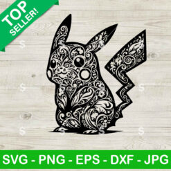 Mandala Pikachu SVG
