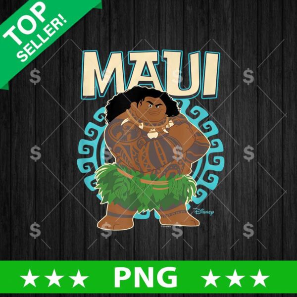 Maui Moana Disney PNG, Moana Sublimation transfer PNG
