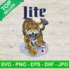 Miller Lite beer Tifer logo PNG, Miller Lite Sublimation transfer PNG