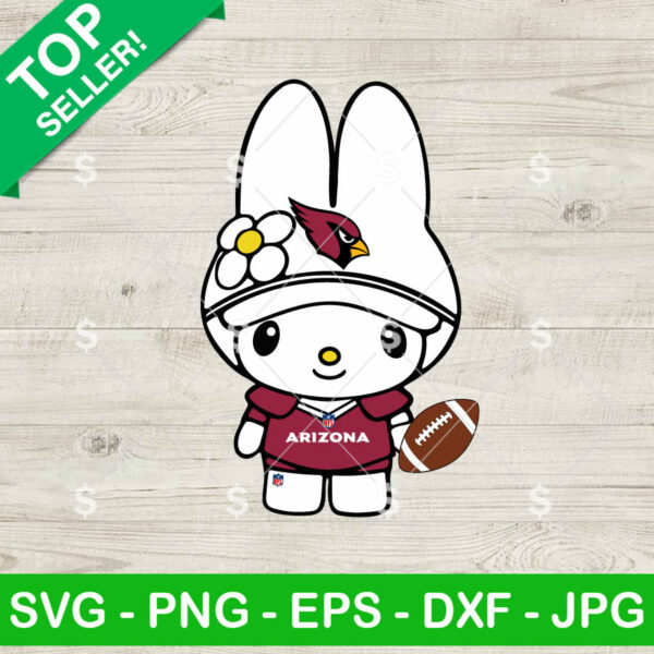My Melody Arizona Cardinals NFL SVG