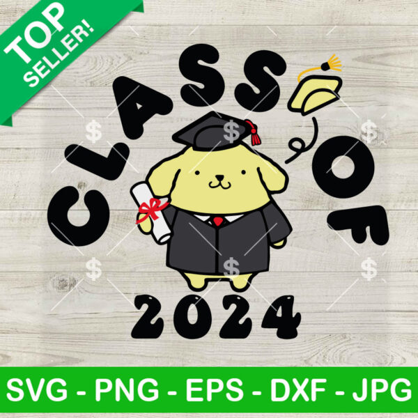Pompompurin Class Of 2024 SVG